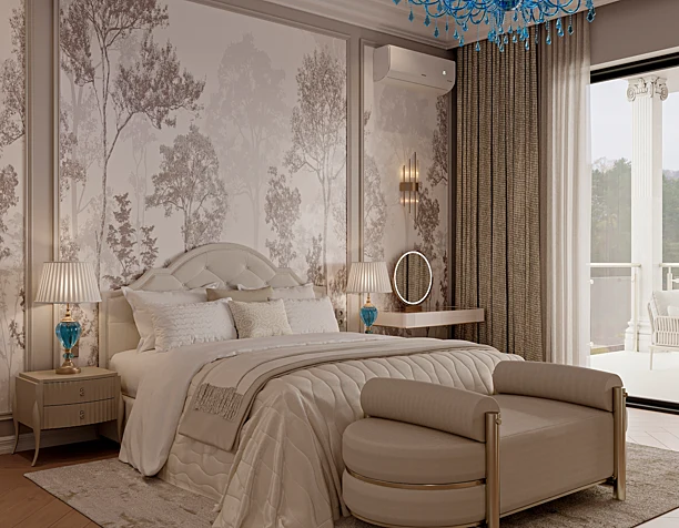 25 m² Neoclassical Bedroom