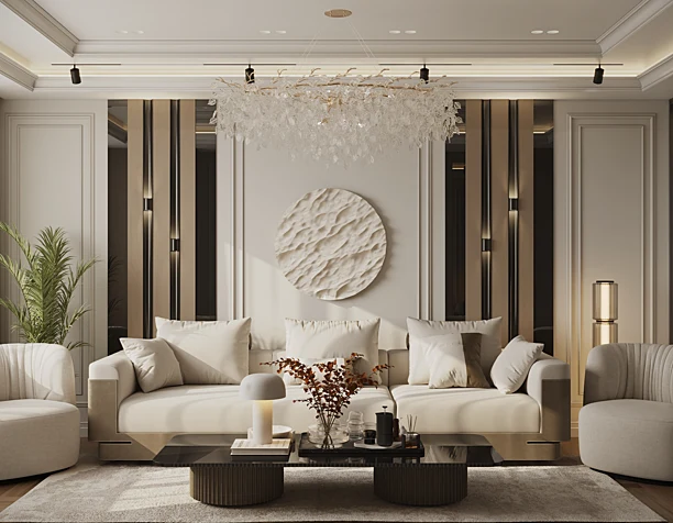 Living Room Design (16.6m²)