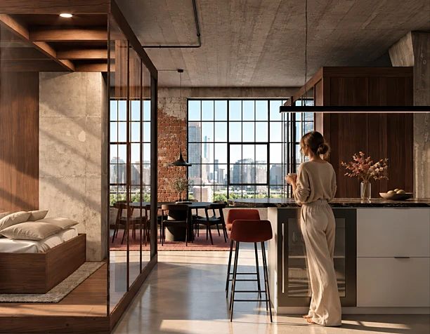 Industrial Loft Apartment