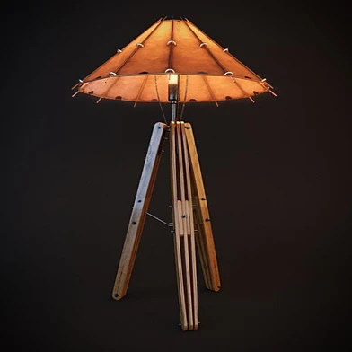 PACIFIC GREEN / Tavarau short lamp