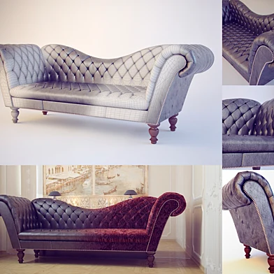 Old Hickory Tannery: Recamier Sofa