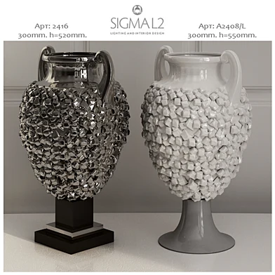Sigma L2 art.2416, art.2408/L - Вазы