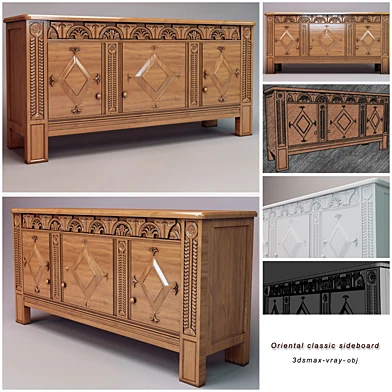 oriental classic sideboard