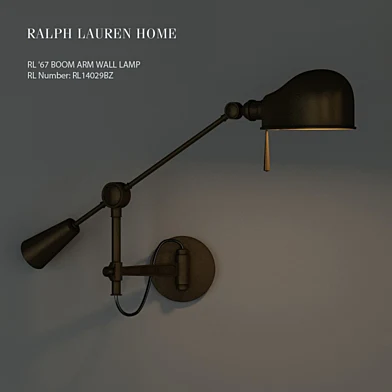 RL '67 BOOM ARM WALL LAMP