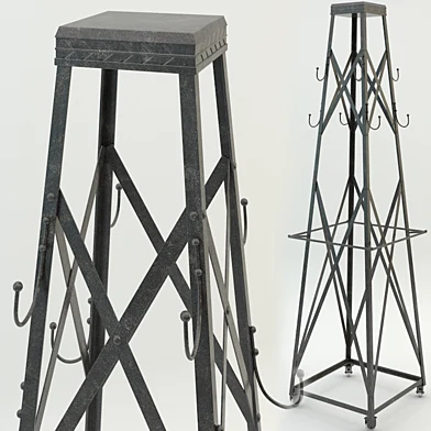 metal coat hanger "Candelabre"