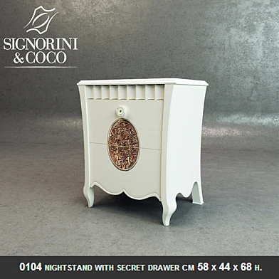 Signorini & Coco LADY ROSE NI.KO Design Nightstand with secret drawer_0104