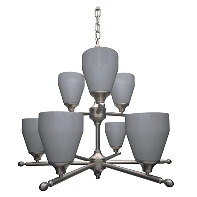 BUILDER KCH-1749-NI Ansonia Modern / Contemporary Chandelier
