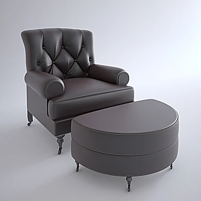 leather armchair