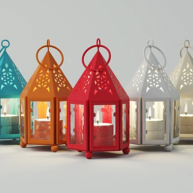 Mini Hurricane Candle Lanterns