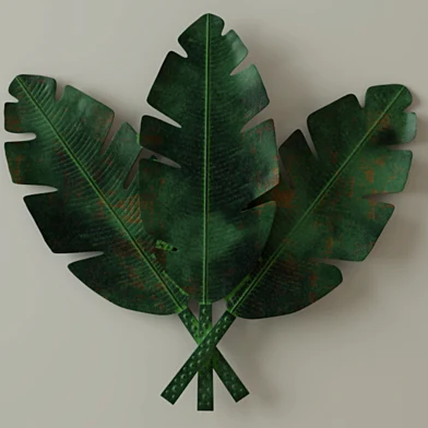 Palm Leaves Metal Wall Art