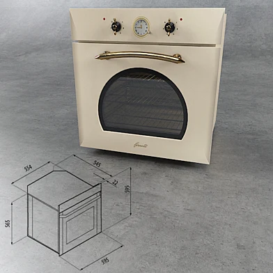 Fornelli FEA 60 Merletto Ivory
