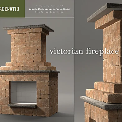 VINTAGEPATIO  Victorian fireplace