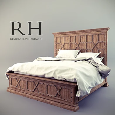 17TH C. CASTELLÓ BED WITHOUT FOOTBOARD