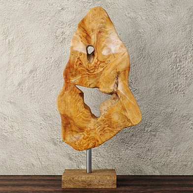 Teak Wood Table Top Decoration
