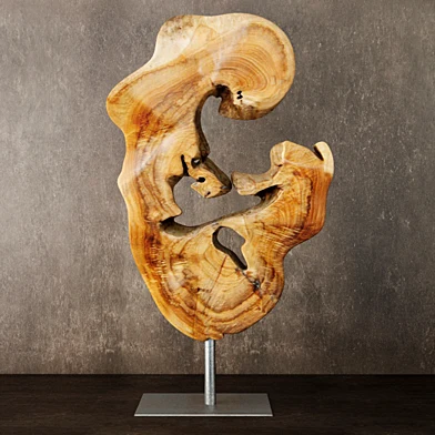 Teak Wood Table Top Decoration