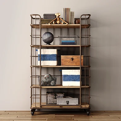 RH/ Industrial baker's storage rack - large