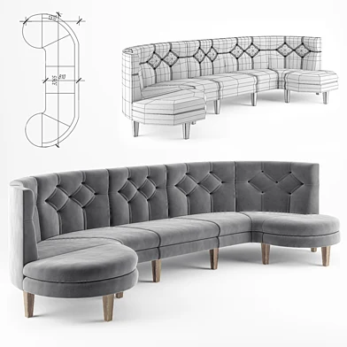 Диван "Манон" модульный v.0 / Sofa MANON 3-seat v.0