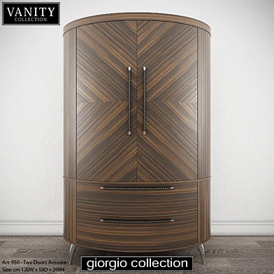 GIORGIO COLLECTION  Vanity - Art. 950 - Two Doors Armoire