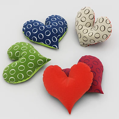 Pillows heart