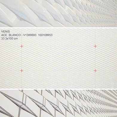 Плитка - VENIS - ACE BLANCO  V1389693 - 100108953 - 33.3x100 cm