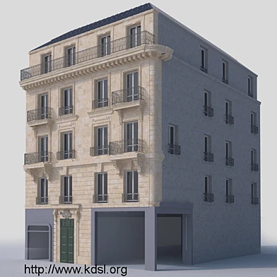 Haussmanian parisian building