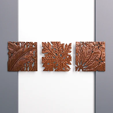 «Autumn Leaves  Wall Panel Set»