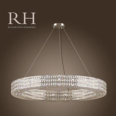 RH/ SPIRIDON RING CHANDELIER 60