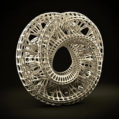 Interlinked mobius loops