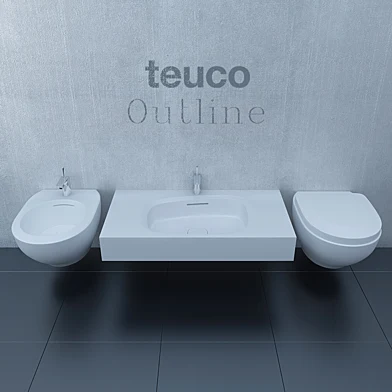 Унитаз, биде и умывальник Teuco Outline