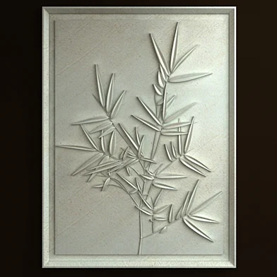 Bamboo leaf ornament