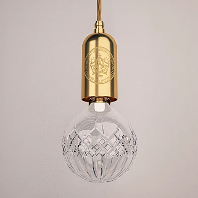 CLEAR CRYSTAL BULB & PENDANT