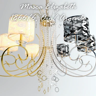 Masca Elizabeth Oro/ Argento 1188/6