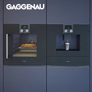 Духовой шкаф и кофемашина Gaggenau