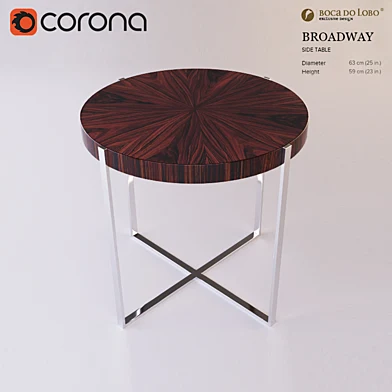 BOCA DO LOBO. BROADWAY SIDE TABLE