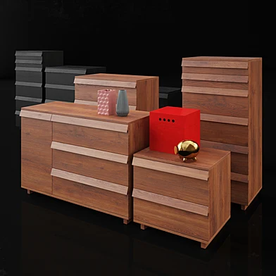 Ikea Oppland dressers and Bolia decors