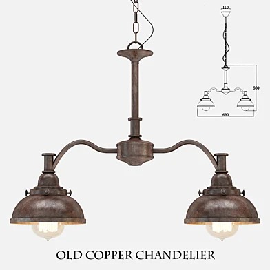Люстра Old Copper Chandelier