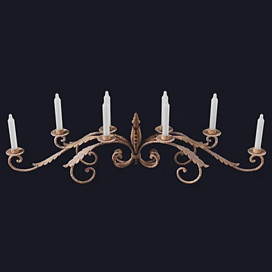 Кованый подсвечник, Candle holder