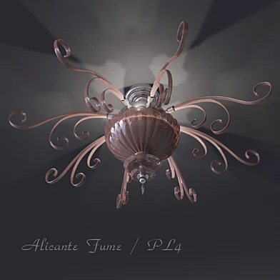 Люстра Alicante Fume / PL4 - Euroluce Lampadari
