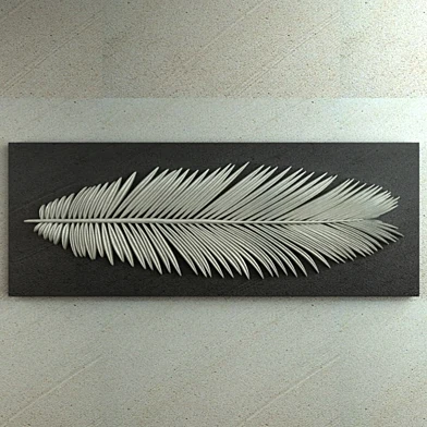 Palm Leaf Ornament 004