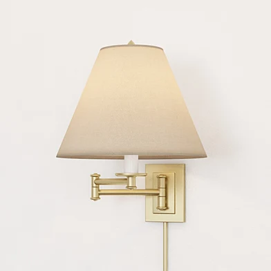 Visual Comfort Studio Primitive 1 Light Swing-Arm Wall Light