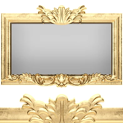 Зеркало. luxury, зеркало, золото, настенный декор, люкс, резное, рама, классическое