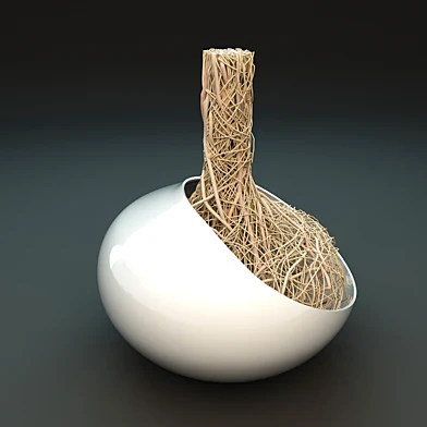 Vase Monfredo - Root decorative plant