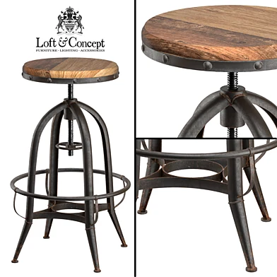СТУЛ LOFT INDUSTRIAL ROTATIVE PIN