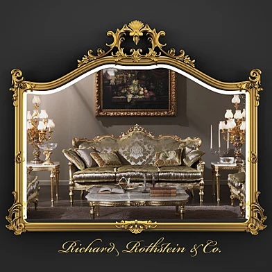 Ornate Giltwood Frame Formal Mirror