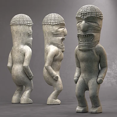Historic Hawaiian Tiki Statues