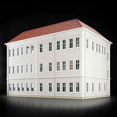 Corner building