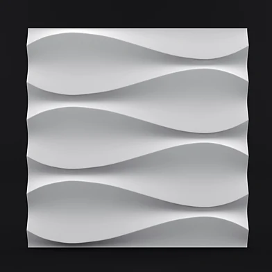 Гипсовая 3d панель Бачо TAPE