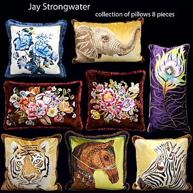 Коллекция подушек от Jay Strongwater, бархат, подушка, люкс, luxury