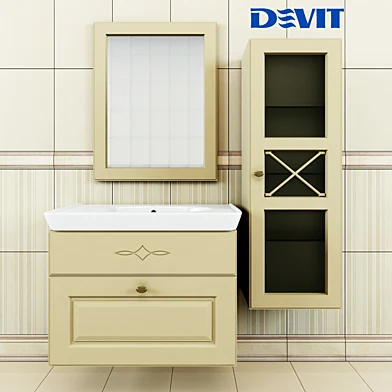 Bathroom furniture Devit  Piedmont & Tile Peronda Bourgie