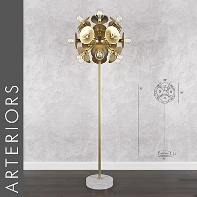 Arteriors keegan floor lamp
